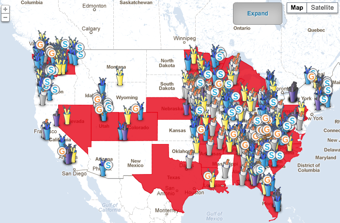 Municipal Broadband Network Map